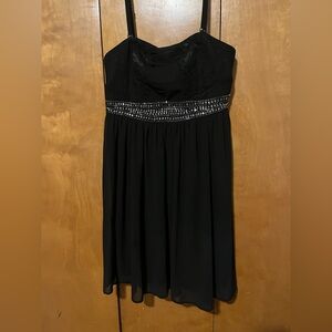 Torrid Holiday Dress lined lace-details removable straps size 2